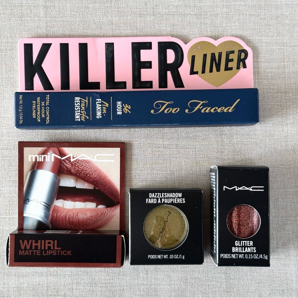 MAC + Too Faced Makeup 4pc Set